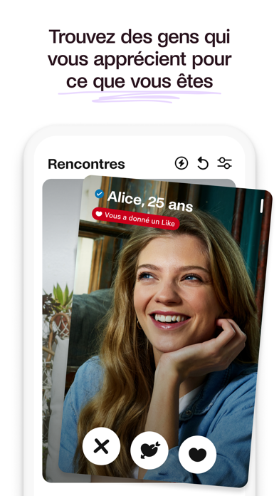 Profil utilisateur Badoo