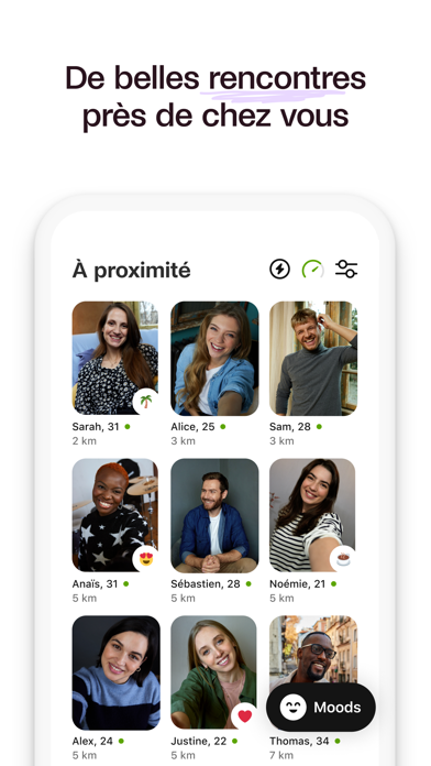 Écran Encounters Badoo